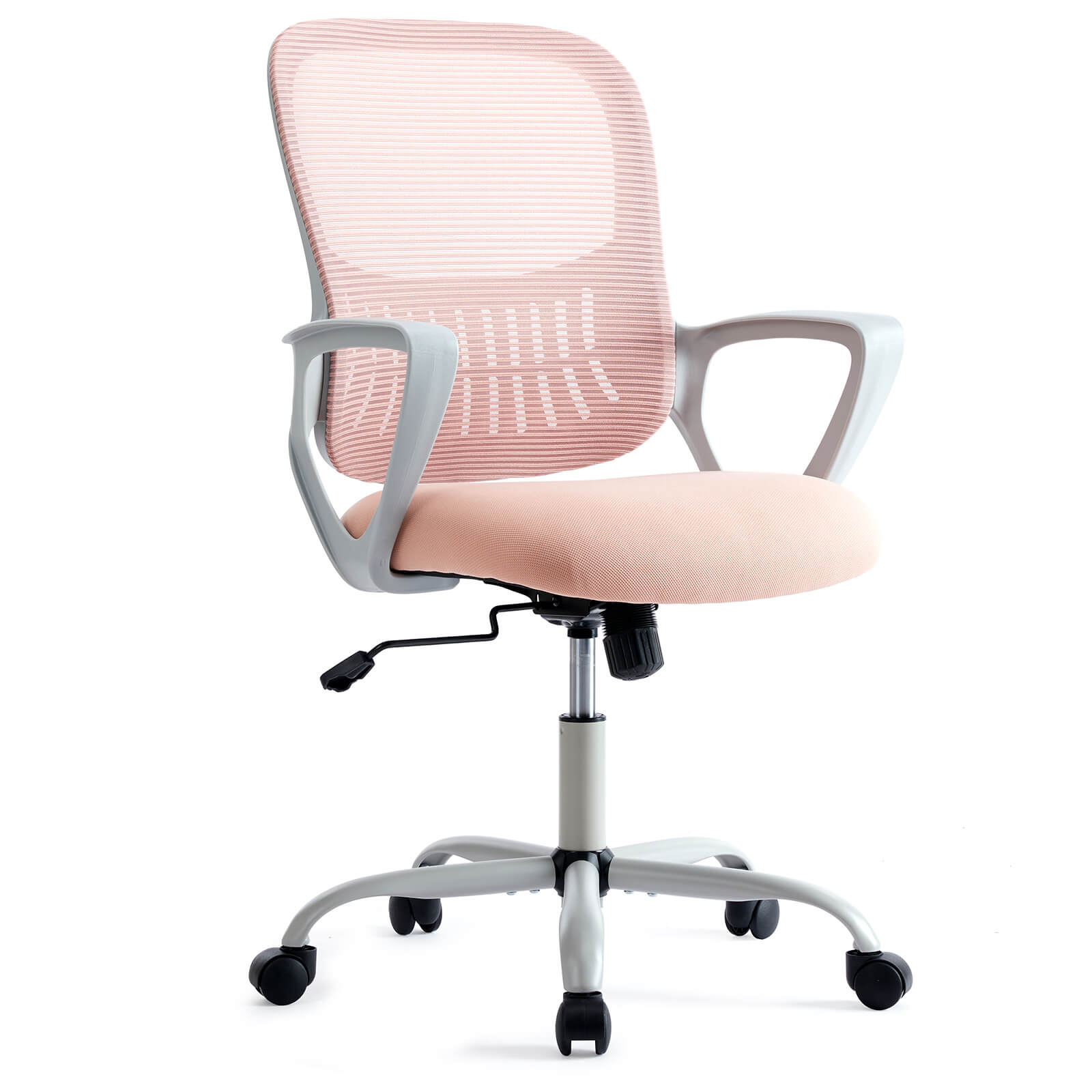 Ergonomische Home Mesh Office Schreibtischstühle mit Flip up Armlehnen, Lendenwirbelstütze