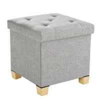 Sweetcrispy Sitzhocker mit 27 Liter Stauraum für Wohnzimmer