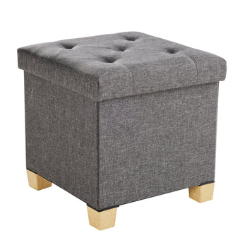 compare product Sweetcrispy Sitzhocker mit 27 Liter Stauraum für Wohnzimmer