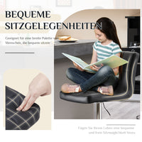 Sweetcrispy gepolsterte drehbare Barhocker (2er-Set) für Küche und Bartisch