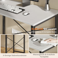 Sweetcrispy Kompakt-Schreibtisch 31 Zoll für Büro und Homeoffice
