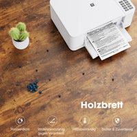 Sweetcrispy mobiler Aktenschrank mit 3 Schubladen und Rollen für Büro