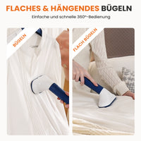 Sweetcrispy Stand-Dampfglätter 1500W mit Teleskopstange und Kleiderständer