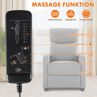 Sweetcrispy Manueller Liegesessel mit Massagefunktion für das Wohnzimmer